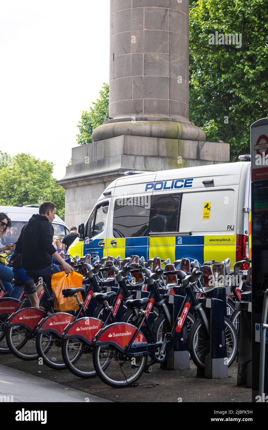 Londres le long du Mall dans l'année du Jubilé de platine Banque D'Images