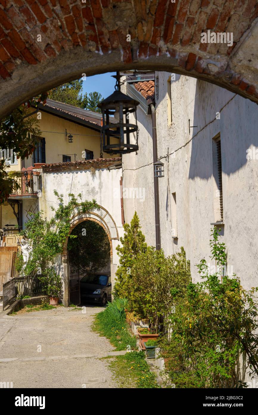 Castiglione Olona, province de Varèse, Lombardie, Italie: Ville historique Banque D'Images