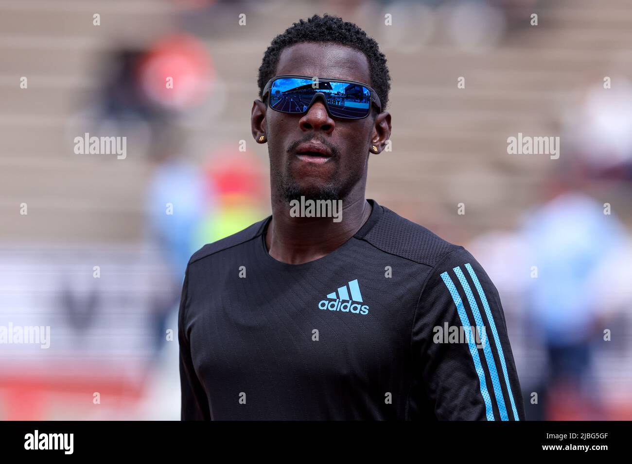 HENGELO, PAYS-BAS - JUIN 6 : le Burnett de Taymir des pays-Bas pendant les Jeux de la FBK 400m hommes au Stadion de la FBK sur 6 juin 2022 à Hengelo, pays-Bas (photo de Marcel Ter Bals/Orange Pictures) Banque D'Images