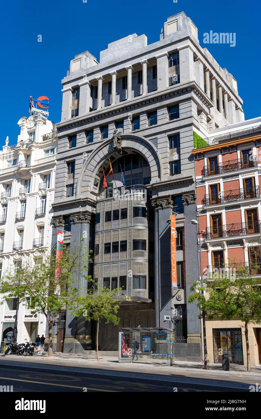Chambre Alcalá 31 à Madrid Espagne Banque D'Images