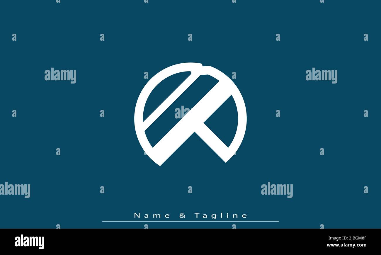 Lettres de l'alphabet initiales Monogram logo BP, PB Illustration de Vecteur