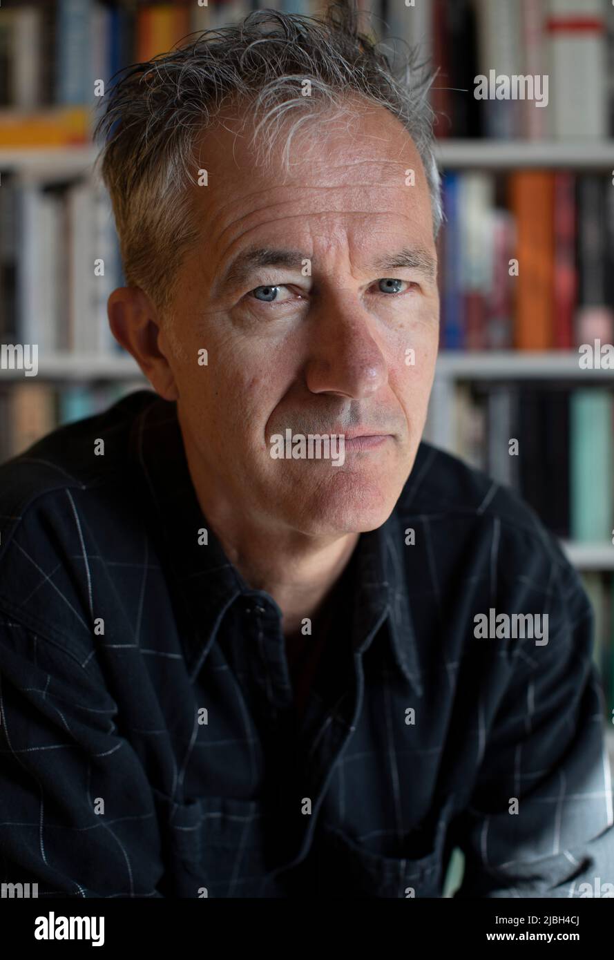 Geoff Dyer à Venise, Californie, le 21st avril 2022 pic © Dan Tuffs 2022 Banque D'Images