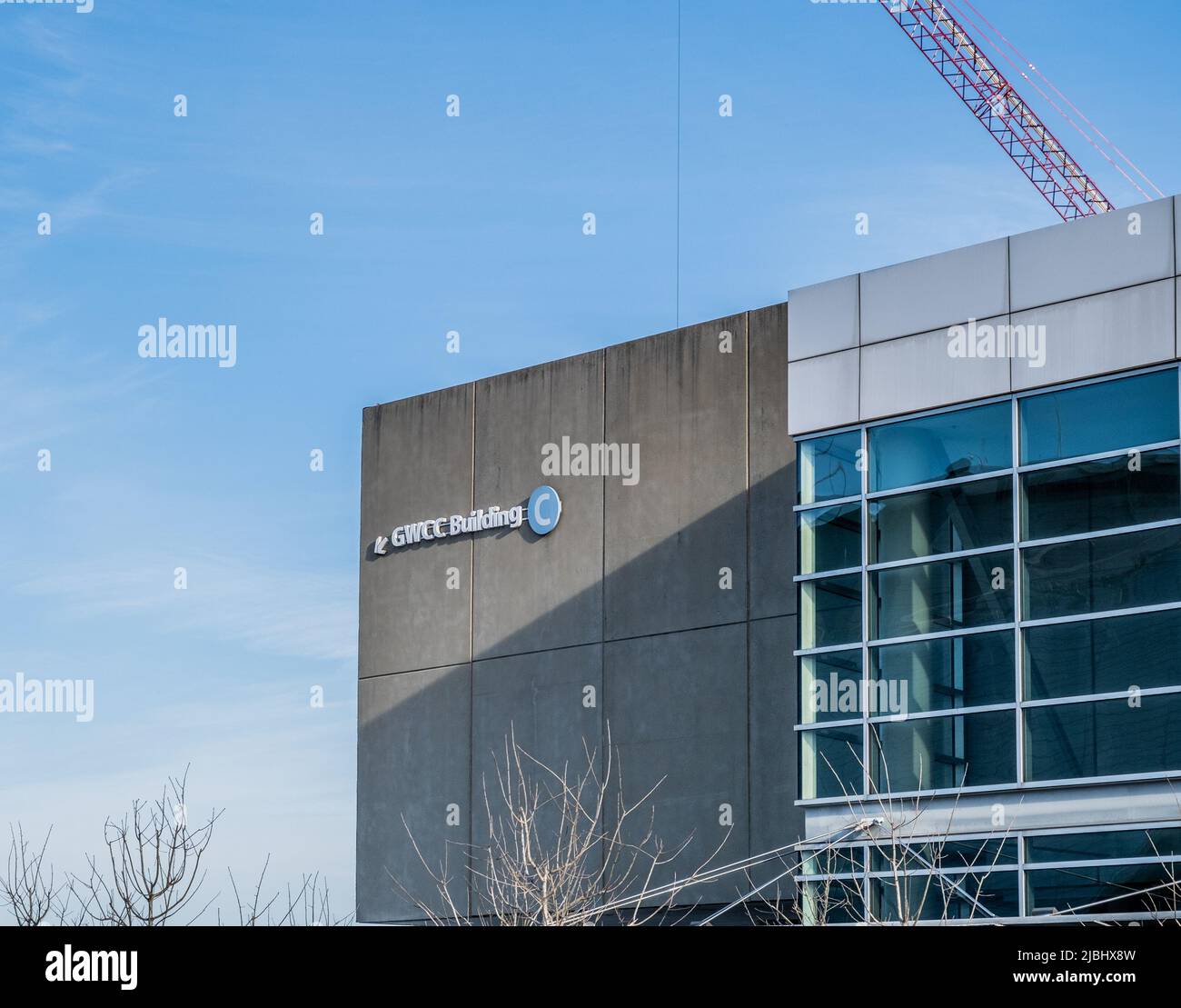 ATLANTA, GÉORGIE - 22 mars 2022 : depuis les améliorations massives apportées à l'infrastructure jusqu'aux Jeux Olympiques de 1996, Atlanta est devenu l'un des Banque D'Images