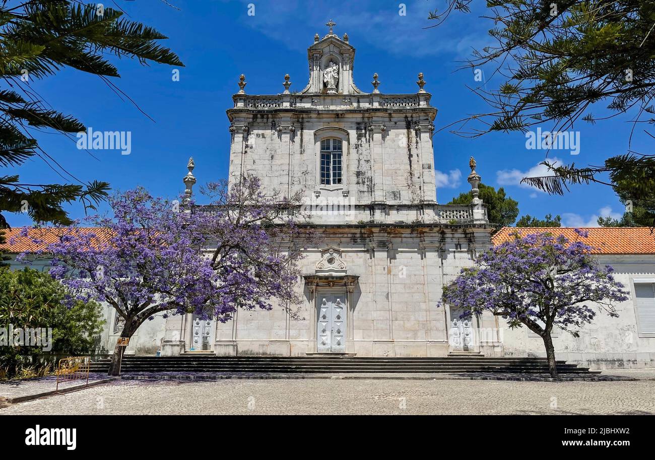 Église du couvent de l'ordre des Carthusiens à Caxias, Portugal, construite au début du 1th siècle. Banque D'Images