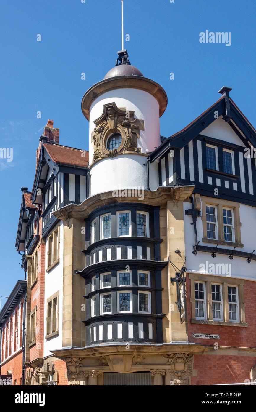 15th Century The White Hotel, Great Underbank, Stockport, Greater Manchester, Angleterre, Royaume-Uni Banque D'Images