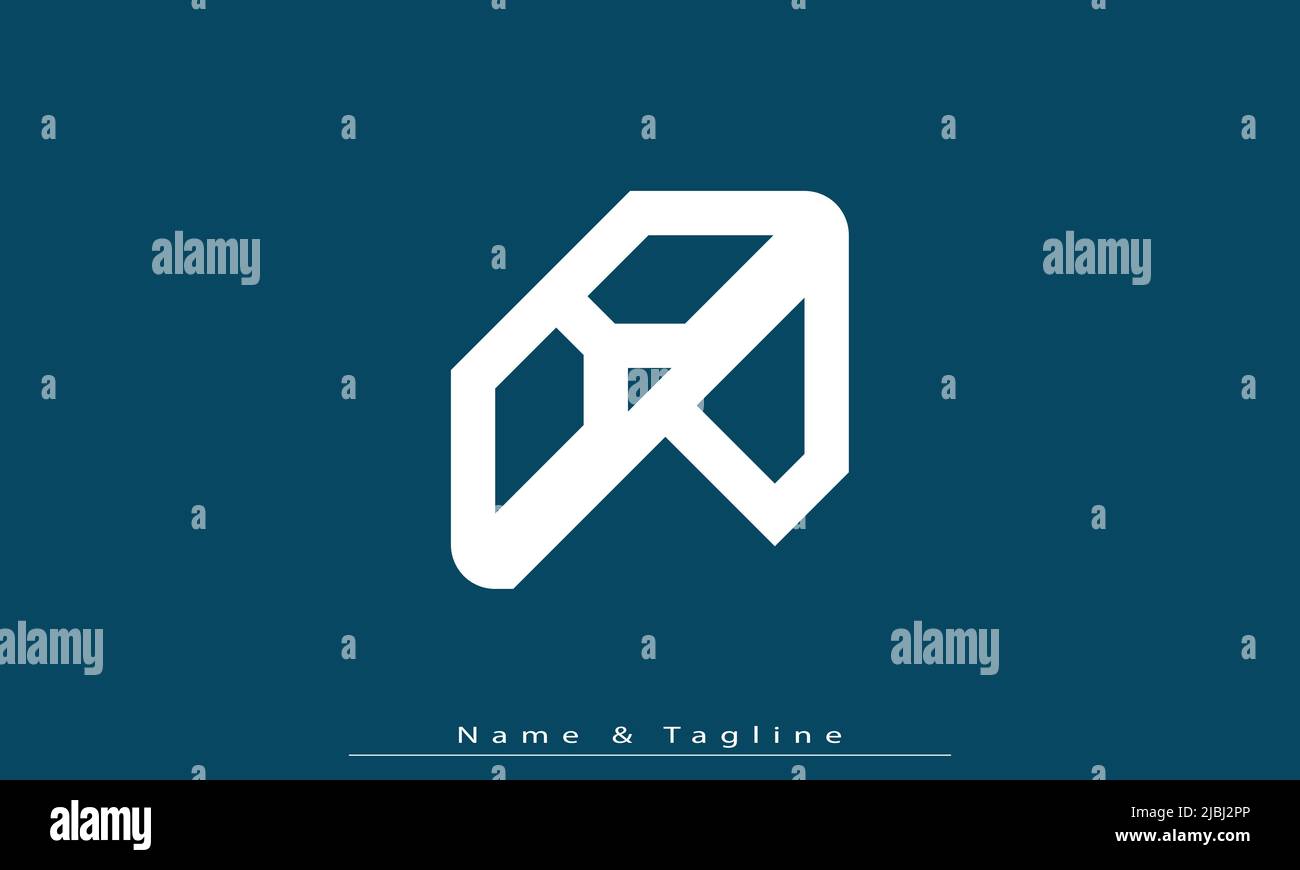 Lettres de l'alphabet initiales Monogram logo BP, PB Illustration de Vecteur