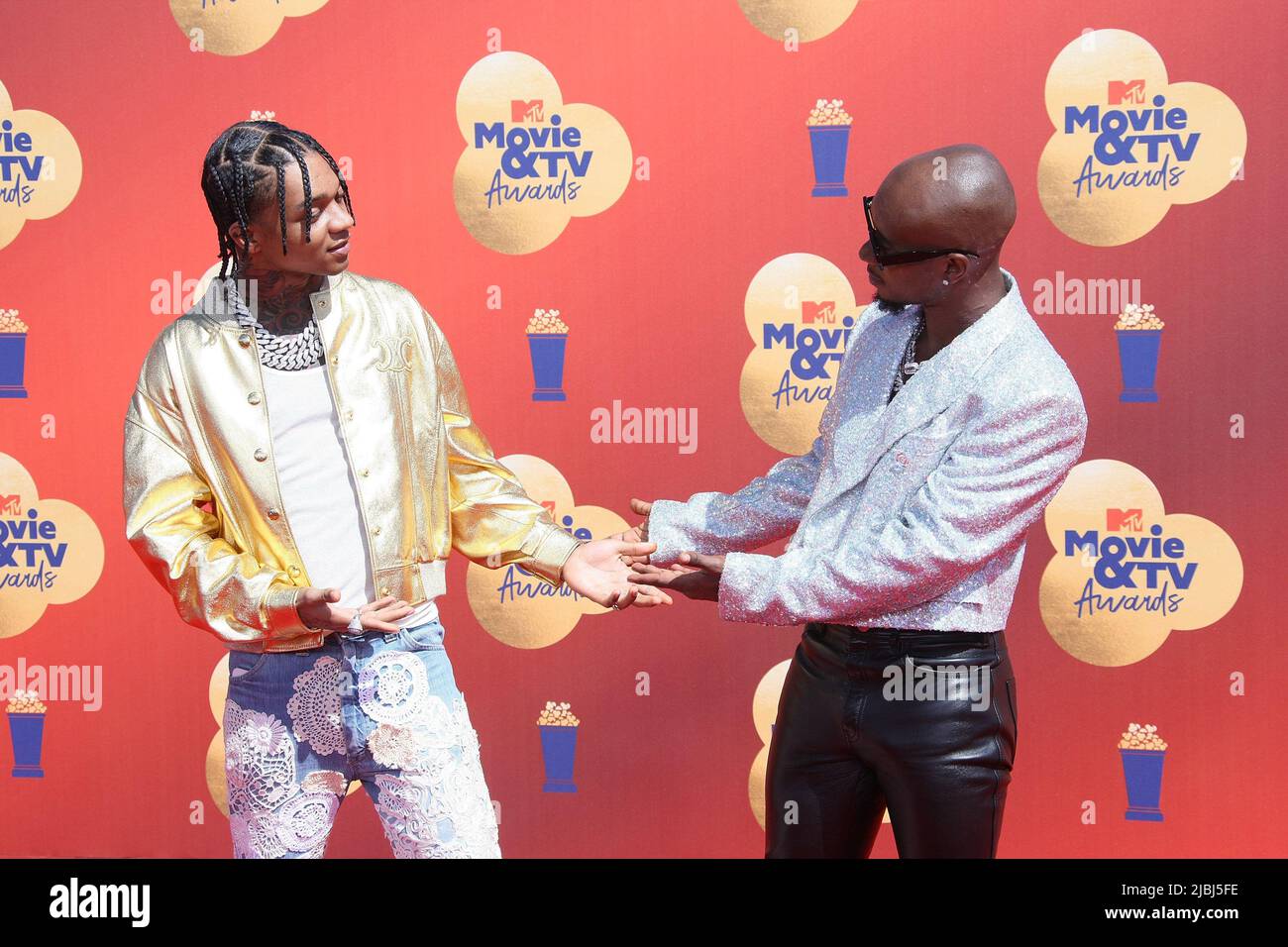 Rae Sremmurd - Swae Lee et Slim Jxmmi assistent aux MTV Movie & TV Awards 2022 au Barker Hangar on 05 juin 2022 à Santa Monica, Californie. Photo : plantage/imageSPACE Banque D'Images