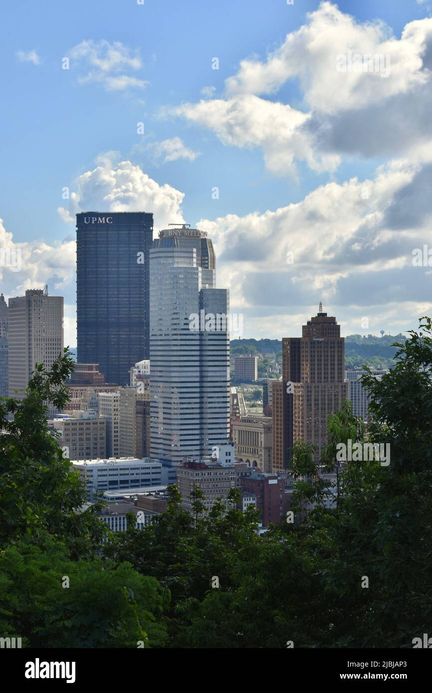 Vue de Pittsburgh, Pennsylvanie Banque D'Images