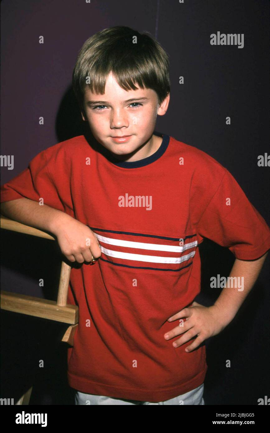 1997: Jake Lloyd lors de sa fête d'anniversaire, moins de 1 semaines avant son départ pour Londres pour commencer à filmer son rôle de jeune Anakin Skywalker dans l'épisode 1- Phantom menace crédit: Ron Wolfson / MediaPunch Banque D'Images