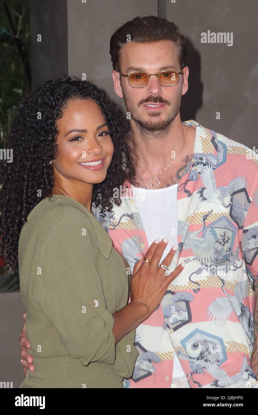 Los Angeles, États-Unis. 07th juin 2022. Christina Milian, Matt Pokora à la première mondiale « Jurassic World: Dominion » tenue au TCL Chinese Theatre, Hollywood, CA, 6 juin 2022. Crédit photo: Joseph Martinez/PictureLux crédit: PictureLux/The Hollywood Archive/Alamy Live News Banque D'Images