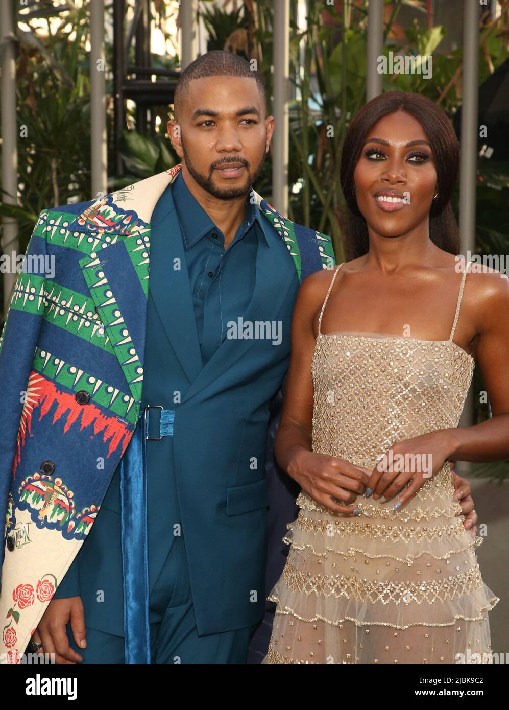Hollywood, Californie, États-Unis. 6th juin 2022. Alano Miller, DeWanda Wise, Hollywood première de Universal Pictures 'Jurassic World Dominion' tenue à Hollywood à Hollywood. Crédit : AdMedia photo via/Newscom/Alay Live News Banque D'Images