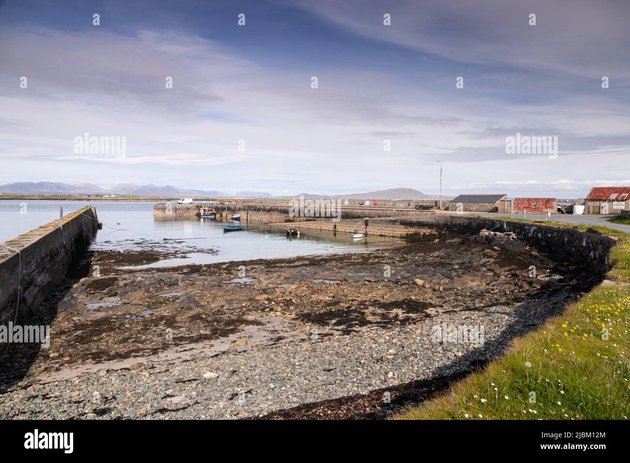 Baie de Bunowen dans le comté de Galway, Irlande Banque D'Images