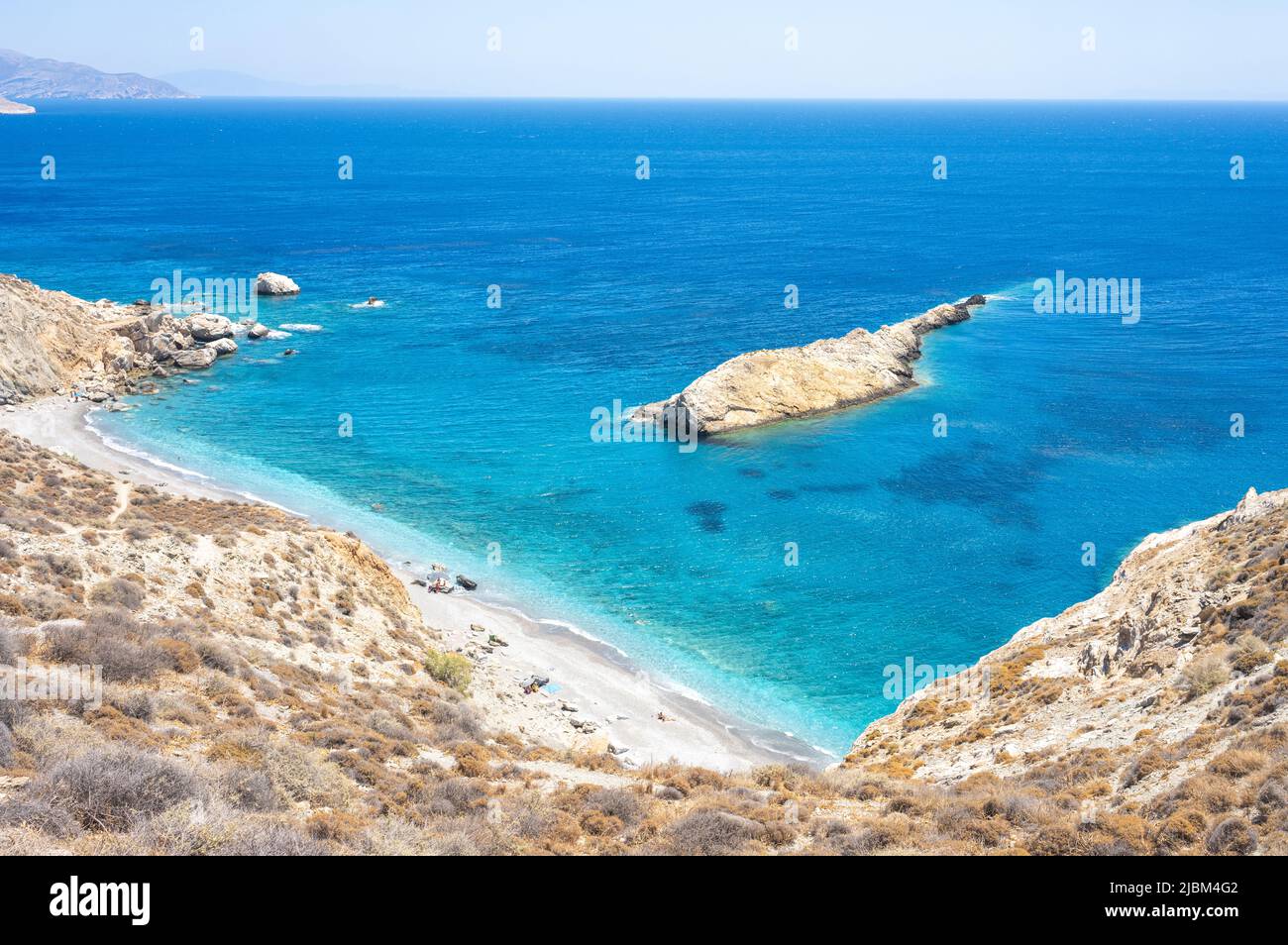 Folegandros, belle île grecque dans la mer Egée. Grèce Banque D'Images