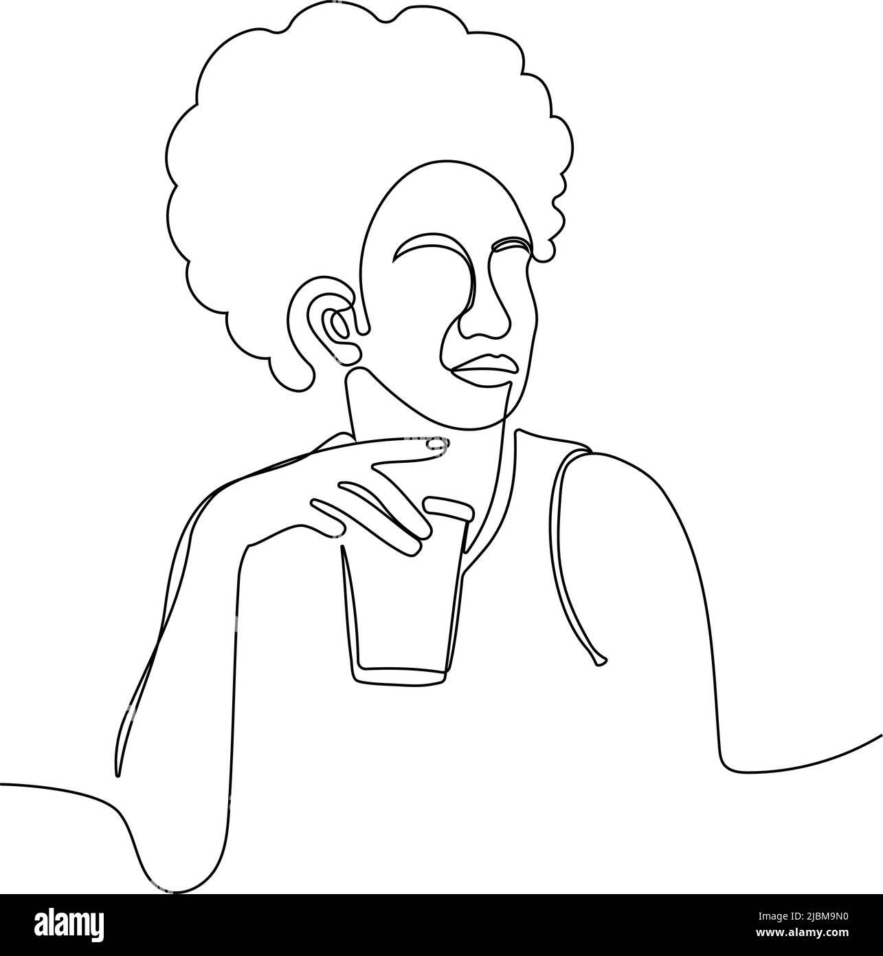 Barista féminin prépare du café Illustration de Vecteur