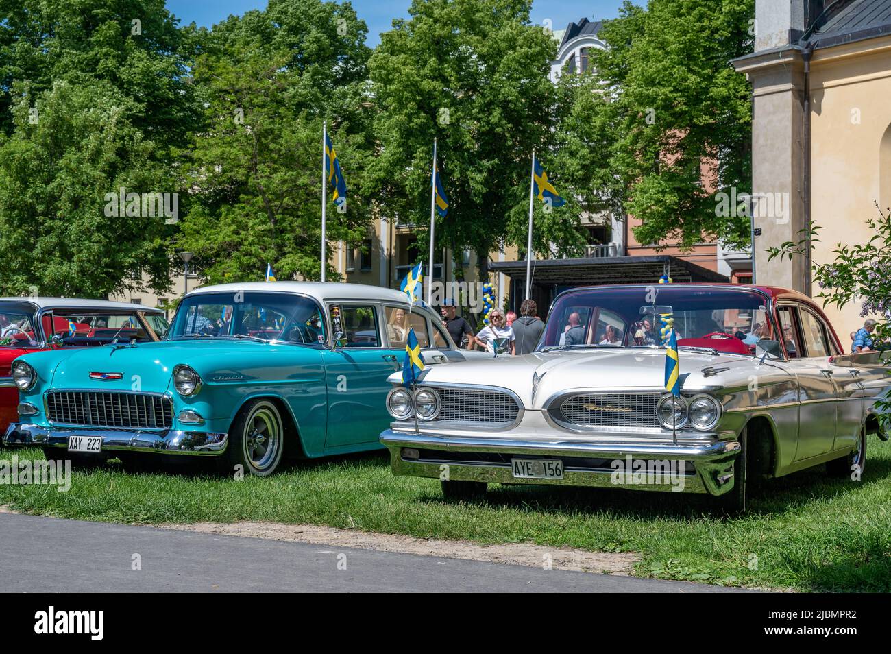 Fête nationale suédoise dans le parc Olai de Norrkoping sur 6 juin 2022. Banque D'Images