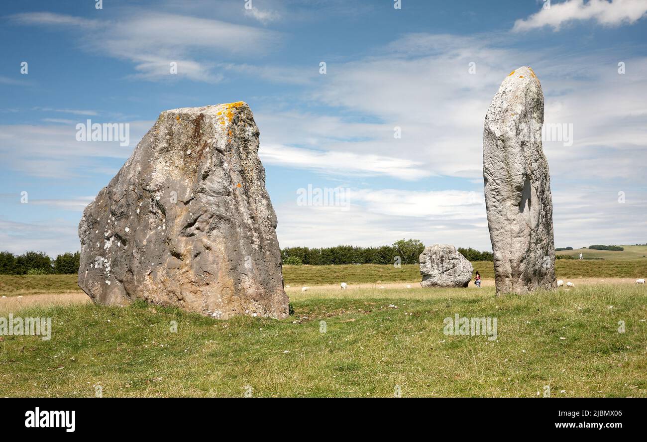 Monument d'Avebury Wiltshire Banque D'Images