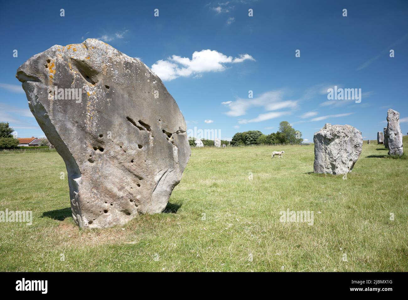 Monument d'Avebury Wiltshire Banque D'Images