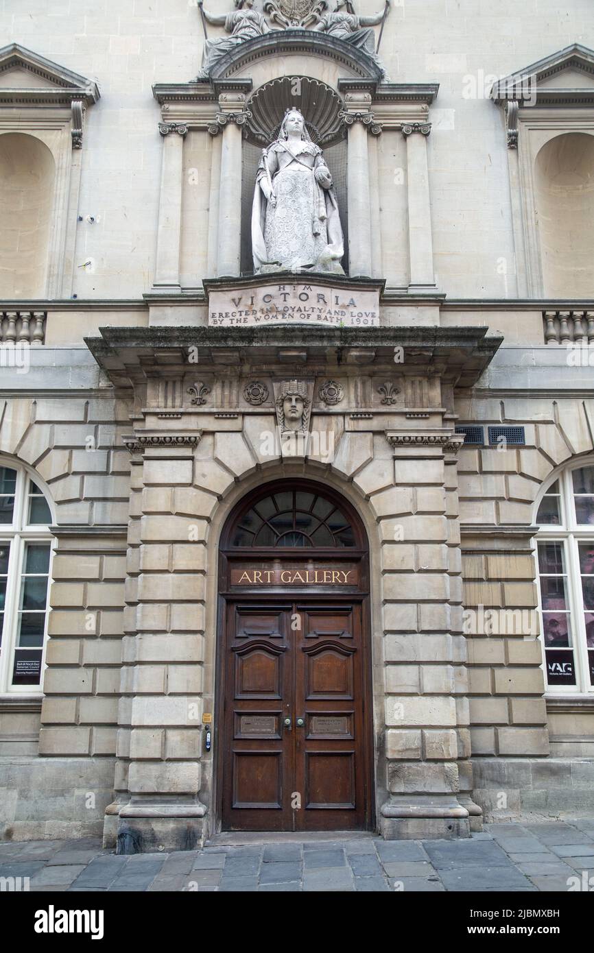 Bath, Somerset, Angleterre, 26 mai 2022, Victoria Art Gallery, Bridge Street, Bath. Banque D'Images