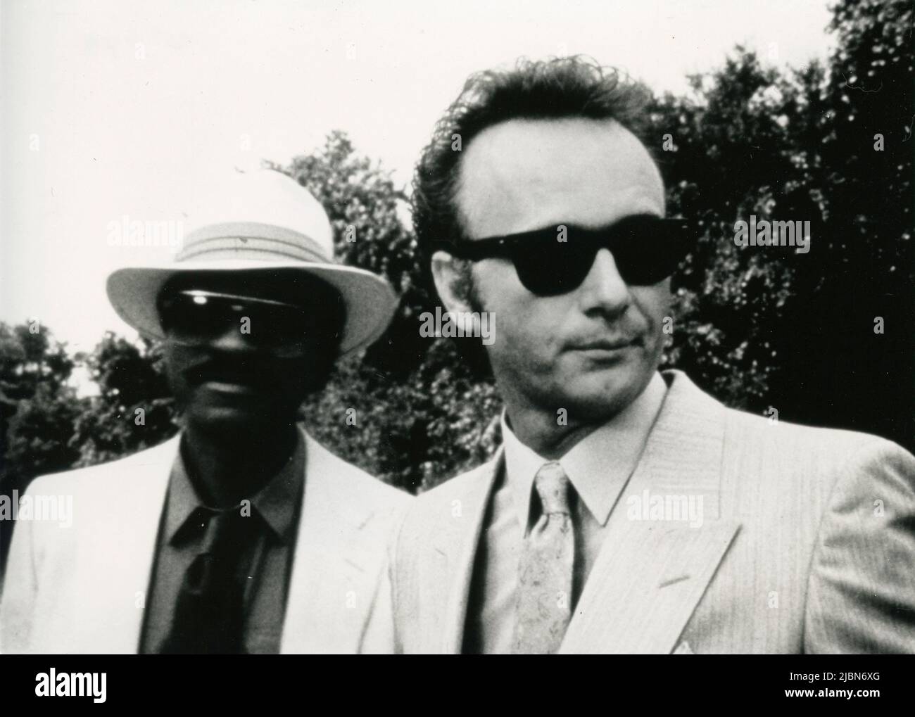 Les acteurs américains Billy Dee Williams et Anthony Geary (à droite) dans le film The Imposter, USA 1984 Banque D'Images