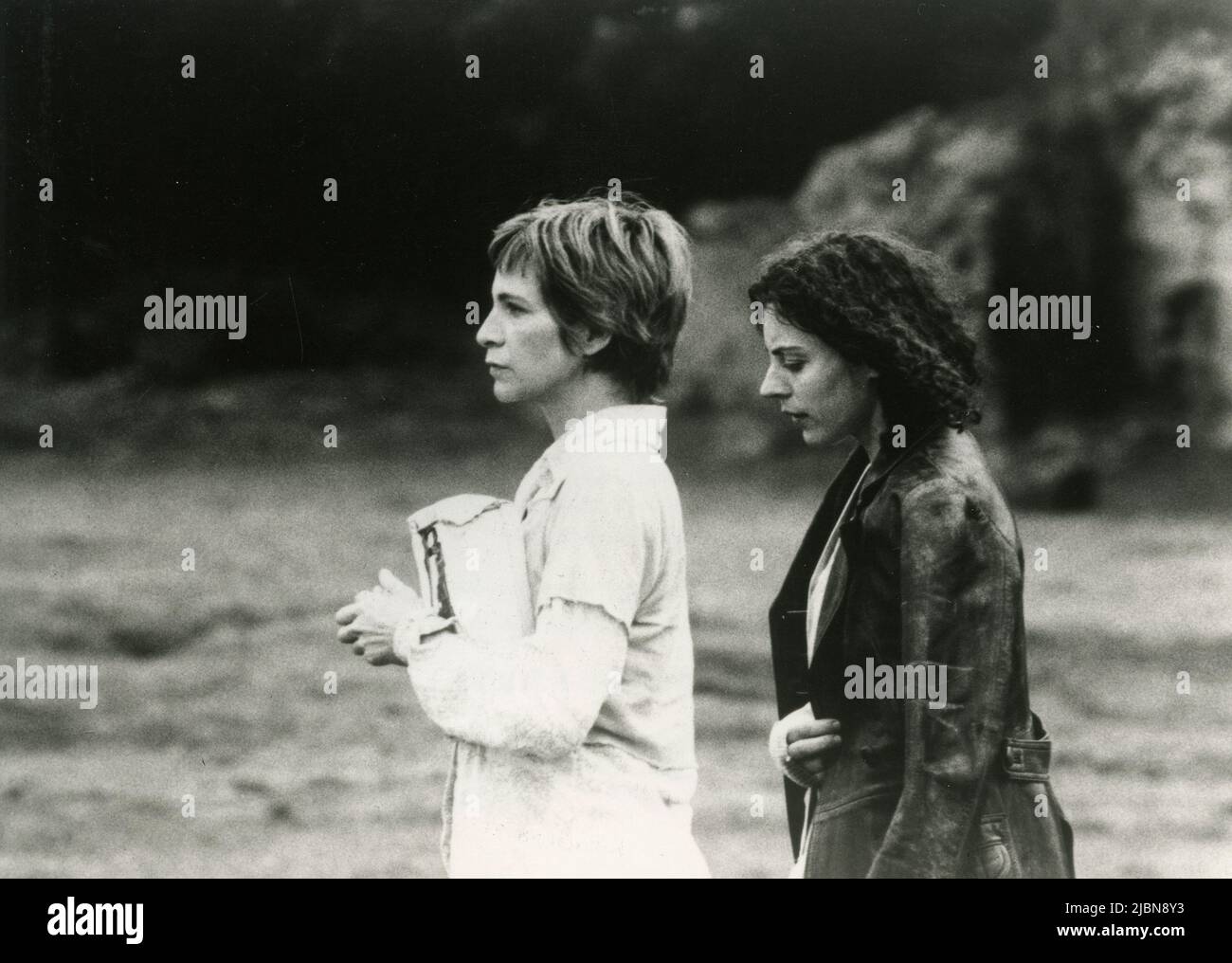 Les actrices Amanda Plummer et Saskia Reeves dans le film Butterfly Kiss, USA 1995 Banque D'Images