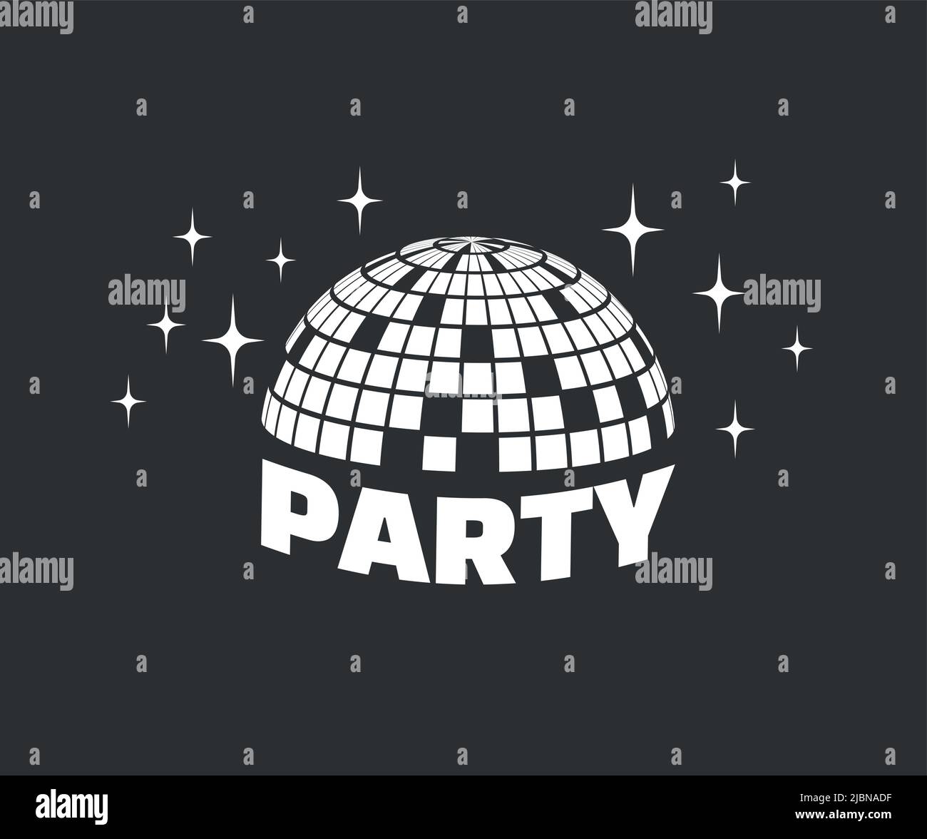 Bannière soirée disco. Affiche de musique rétro. DJ modèle Party. 80s Disco ball. DJ Party 70s. Boîte de nuit. Illustration de Vecteur Bannière soirée disco. Affiche de musique rétro. DJ modèle Party. 80s Disco ball. DJ Party 70s. Boîte de nuit. Illustration de Vecteur