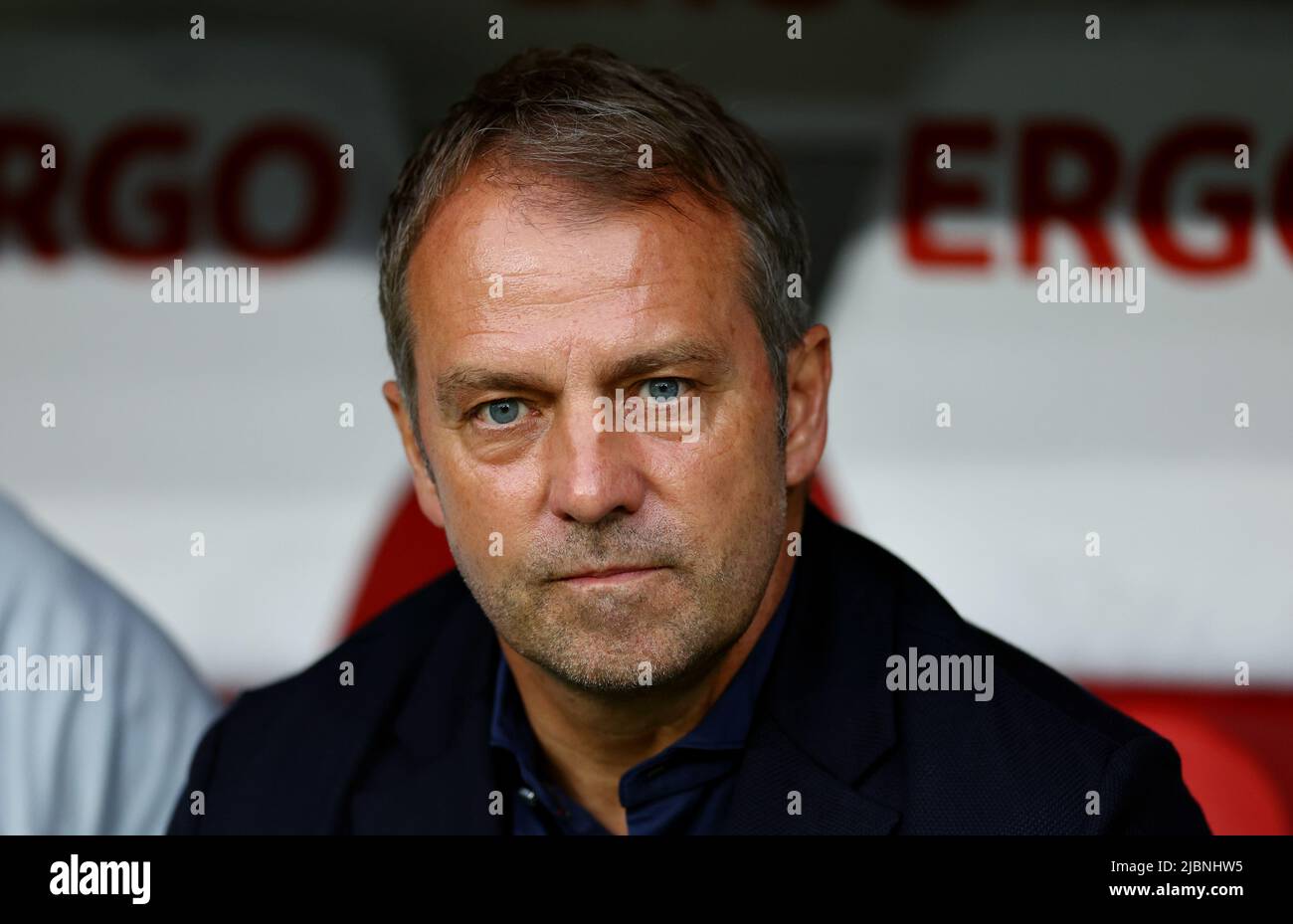 Munich, Allemagne, 7th juin 2022. Hans-Dieter Flick, d'Allemagne, lors du match de l'UEFA Nations League à l'Allianz Arena de Munich. Le crédit photo devrait se lire: David Klein / Sportimage Banque D'Images