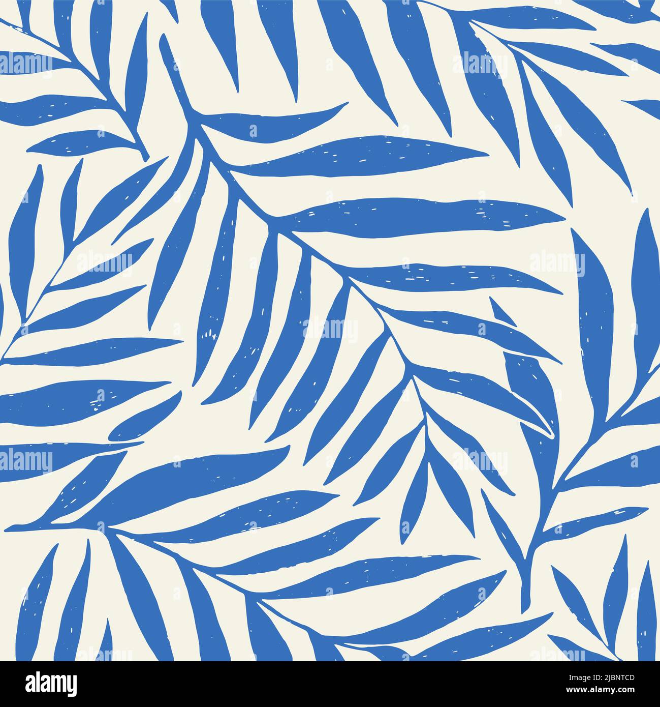 Motif vectoriel sans couture feuilles de palmier. Motif feuilles de palmier d'été en tissu tropical. Dypsis lutescens sans couture. Illustration de Vecteur