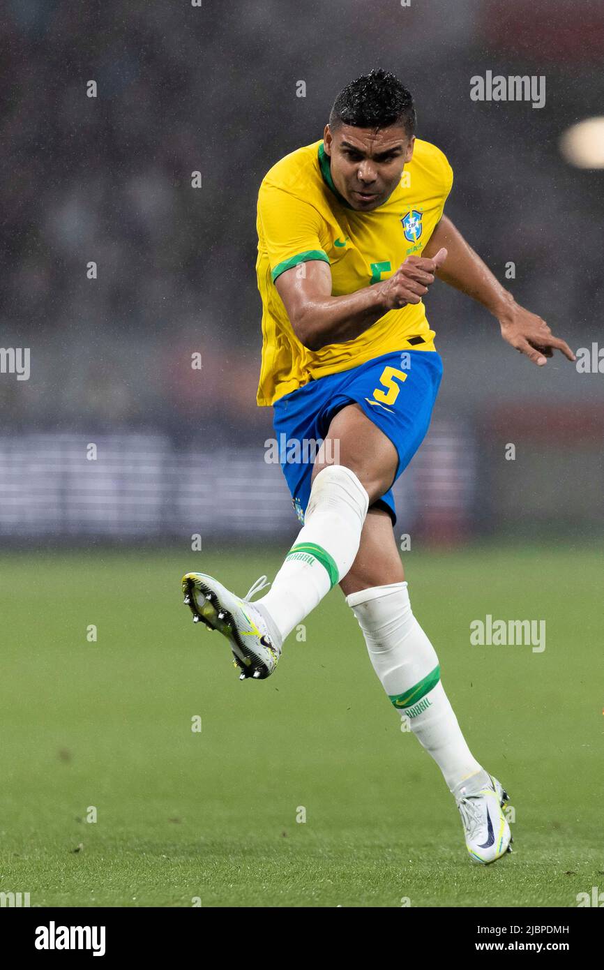 Tokyo, Japon. 6th juin 2022. Casemiro (BRA) football : Kirin Challenge Cup 2022 match entre le Japon 0-1 Brésil au Stade National de Tokyo, Japon . Credit: AFLO/Alay Live News Banque D'Images