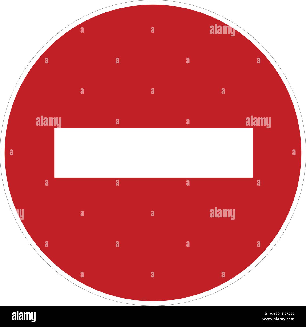 Pas d'entrée pour la circulation routière, galerie de tous les panneaux d'interdiction, panneaux de route en Chine Illustration de Vecteur