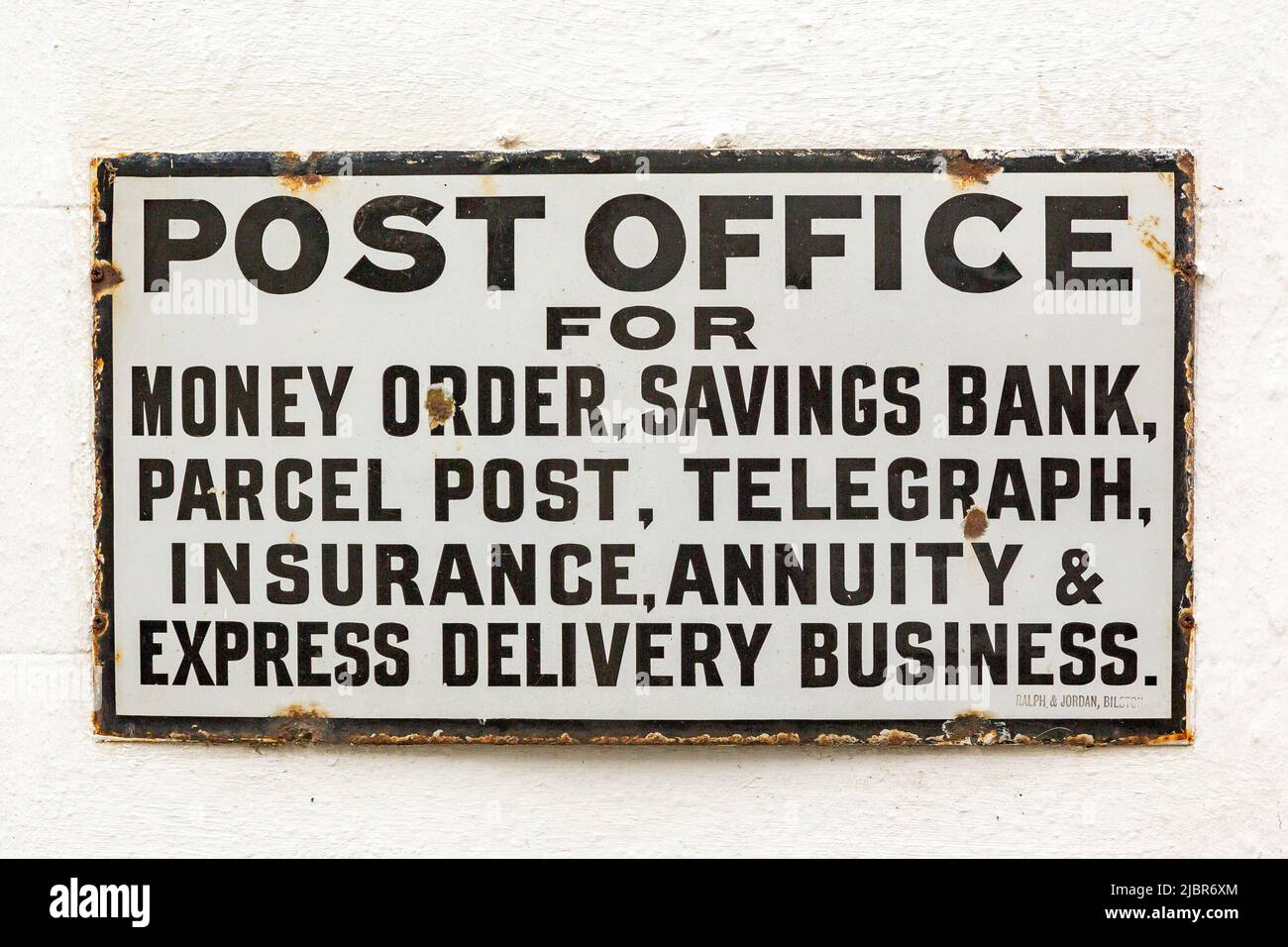 High Bickington Post Office, North Devon, Angleterre, Royaume-Uni. Banque D'Images