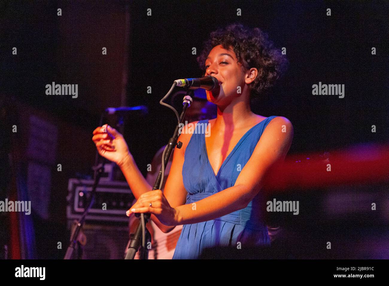 Corinne Bailey Rae se présentant aux Gypsy Tea Rooms 12th août 2006, Deep Ellum, Dallas, Texas, États-Unis d'Amérique. Banque D'Images