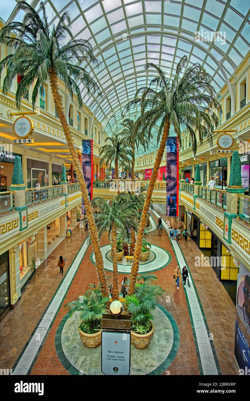 Le centre Trafford de Dumplington, Grand Manchester, Angleterre. Banque D'Images