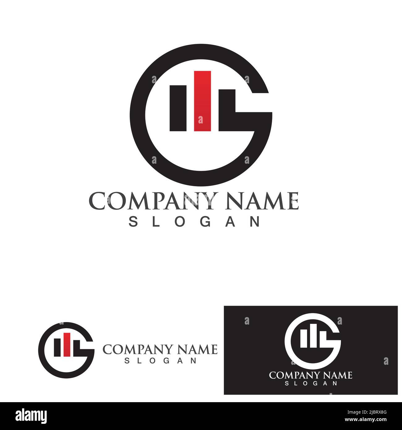 G logo finance et marketing logo Vector illustration design Illustration de Vecteur