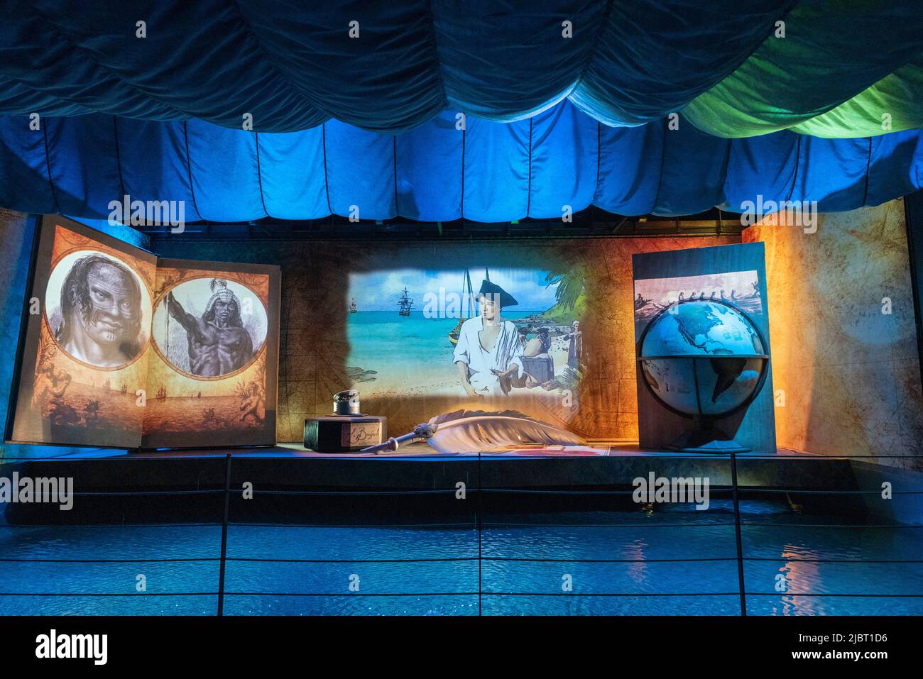 France, Maine et Loire, Angers, Terra Botanica, animation le Trésor de Laperouse Banque D'Images