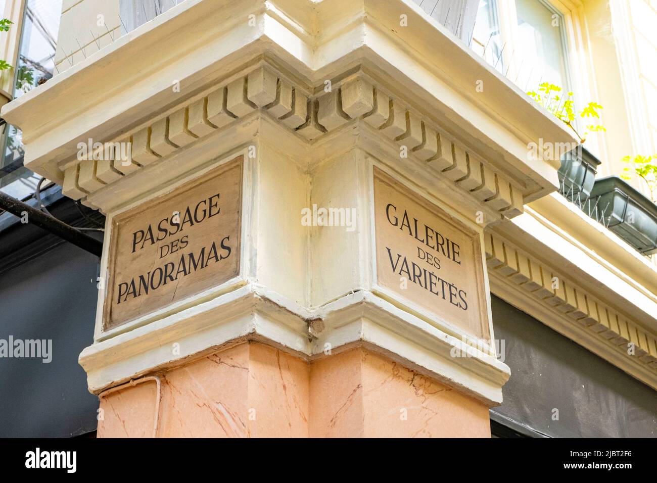 France, Paris, passage des Panoramas - Galerie des variétés Banque D'Images