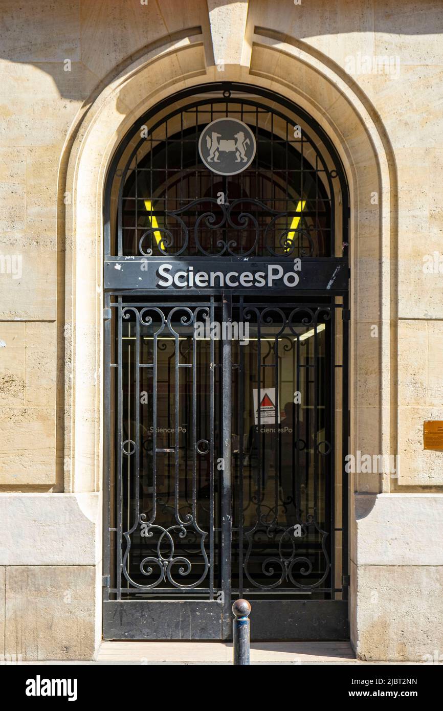 France, Paris, Science-po, Institut des sciences politiques Banque D'Images