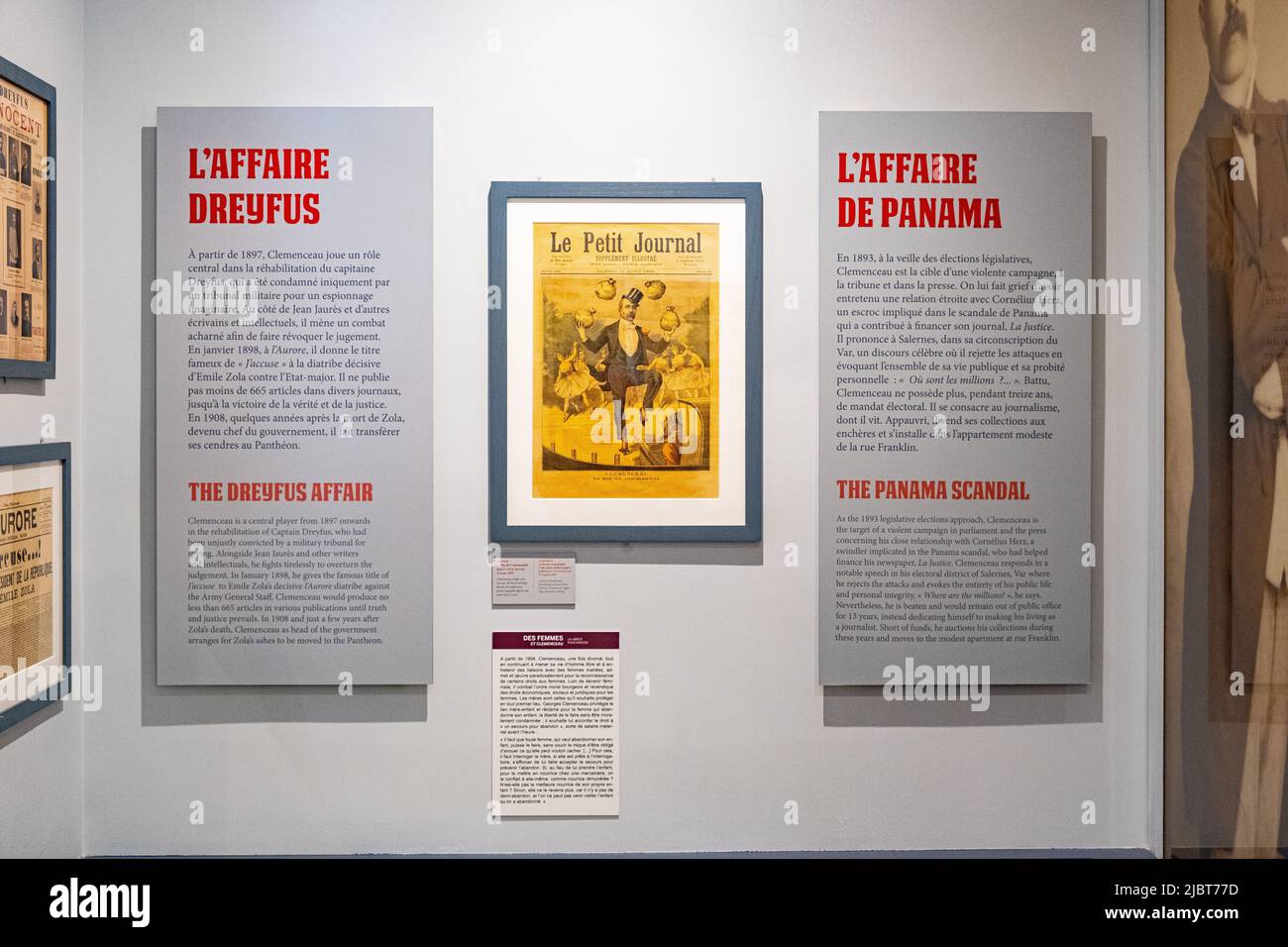 France, Paris, Musée appartement de Georges Clemenceau Banque D'Images