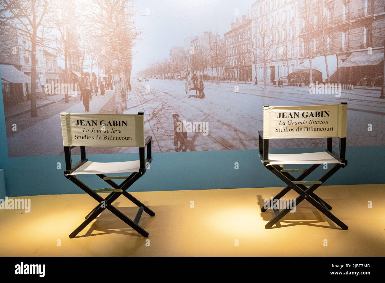 France, hauts de Seine, Boulogne Billancourt, espace Landowski, exposition  Jean Gabin Photo Stock - Alamy