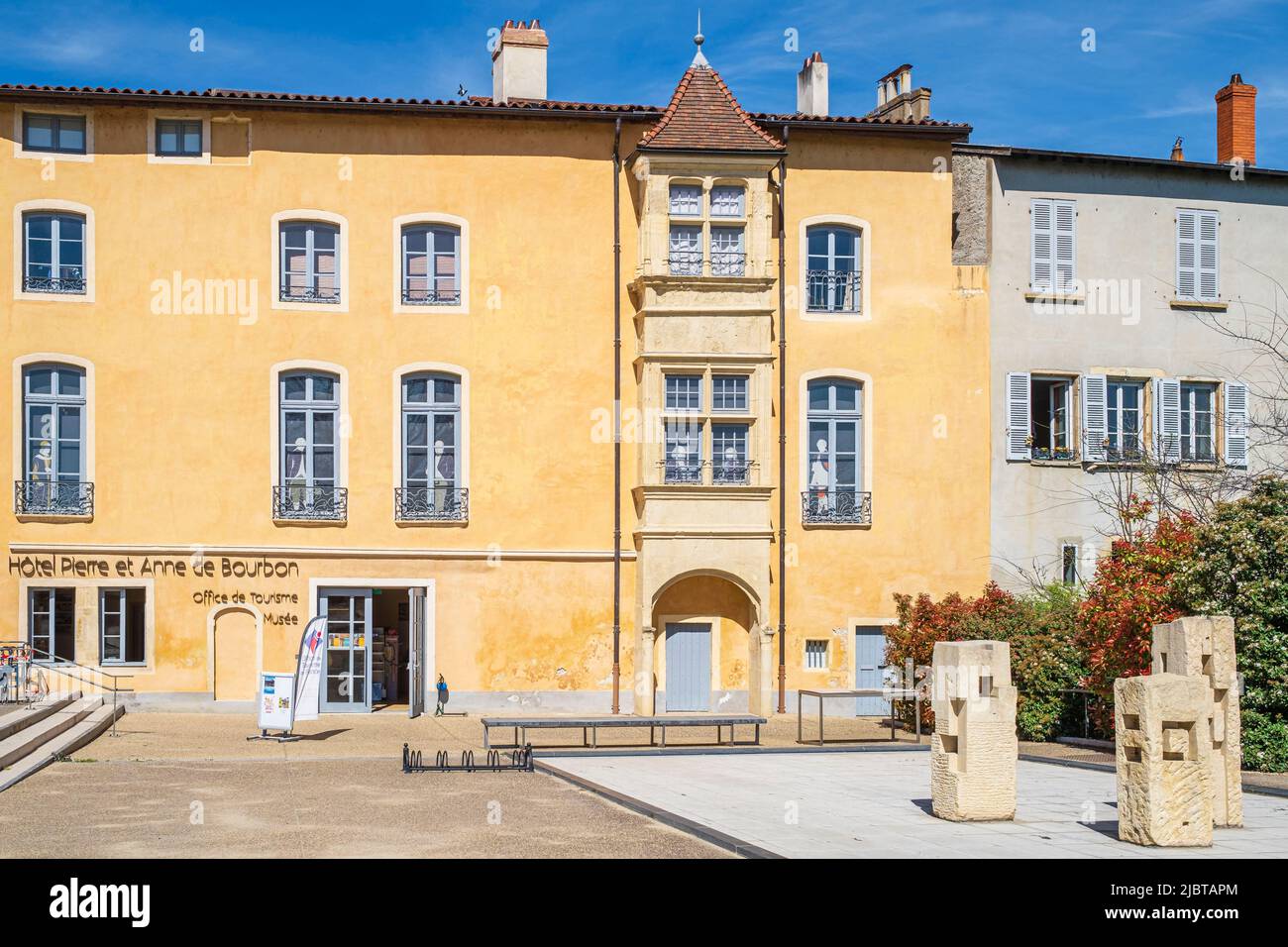 France, Ain, Trevoux, hôtel appelé maison basse des Sires de Villars, résidence des anciens seigneurs de Trévoux Banque D'Images