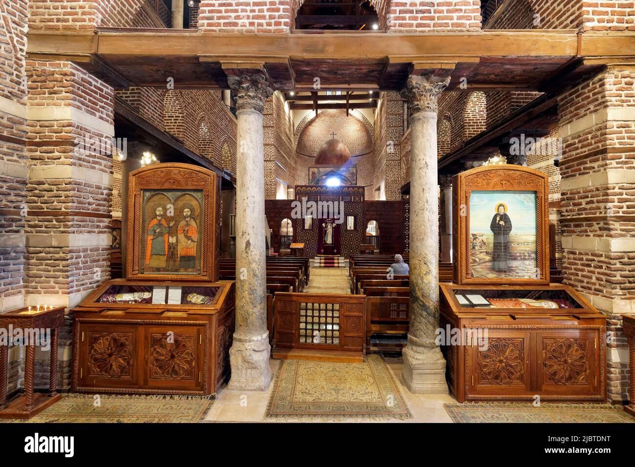 L'Egypte, le Caire, le Vieux Caire, le quartier copte, l'église Saint