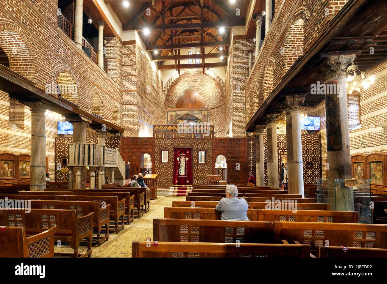 L'Egypte, le Caire, le Vieux Caire, le quartier copte, l'église Saint