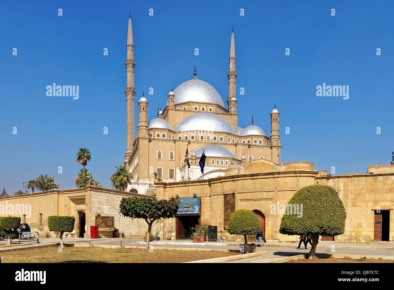 Egypte, le Caire, la vieille ville classée au patrimoine mondial de l'UNESCO, la Citadelle avec la Mosquée Mohammed Ali Banque D'Images