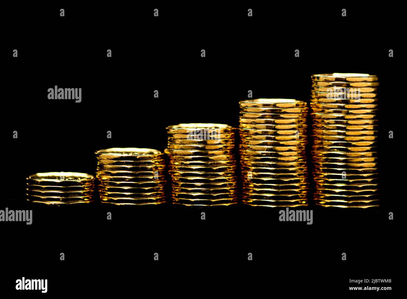Pièces de monnaie canadiennes d'un dollar Loonie Cash Banque D'Images