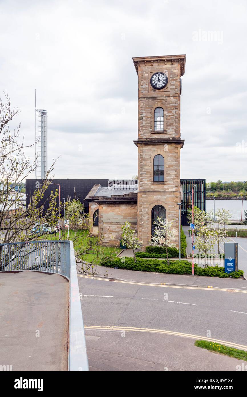 Distillerie Clydeside, Stobcross Road, Glasgow, Écosse, Royaume-Uni Banque D'Images