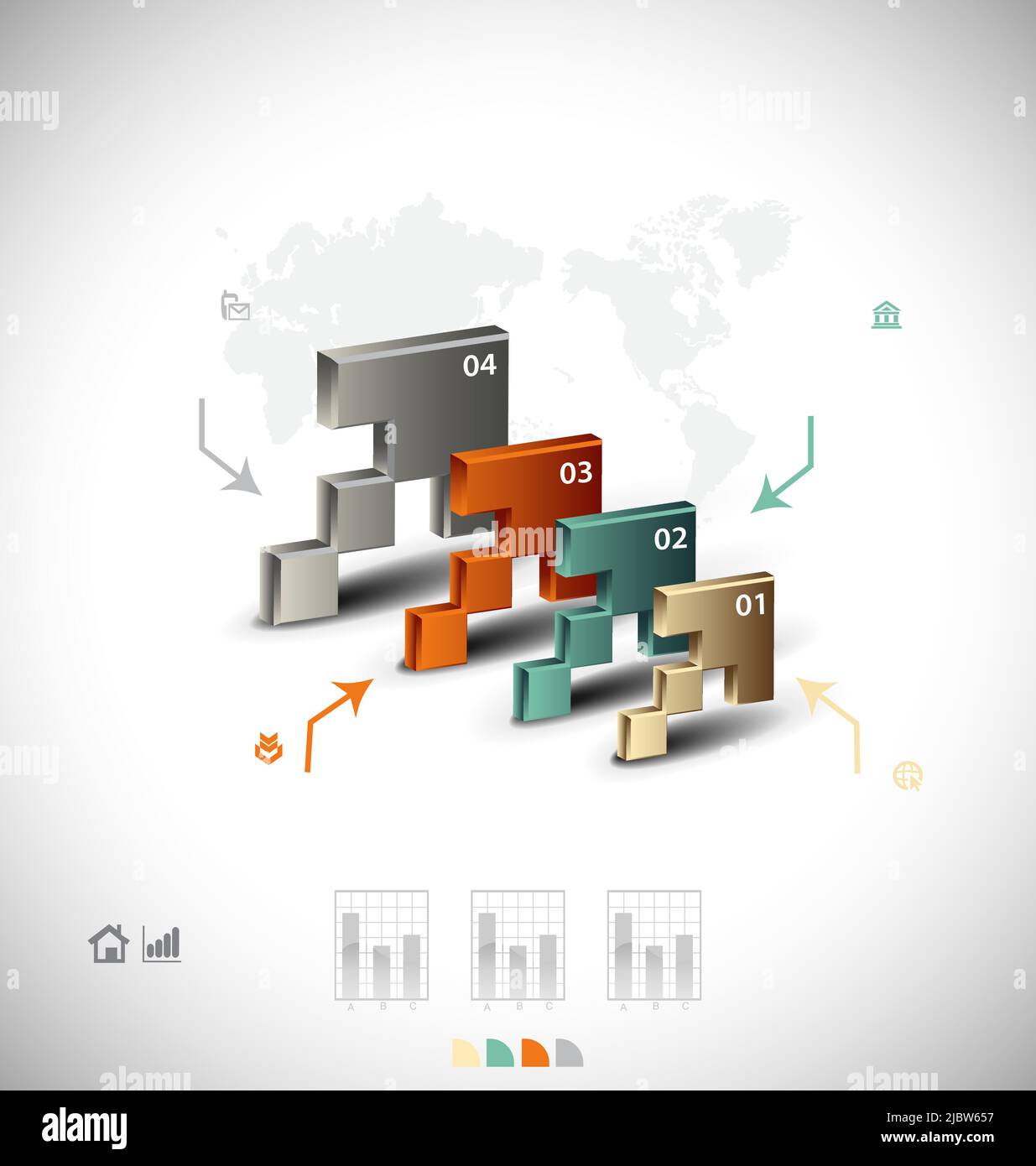 Vecteur d'infographie Illustration de Vecteur