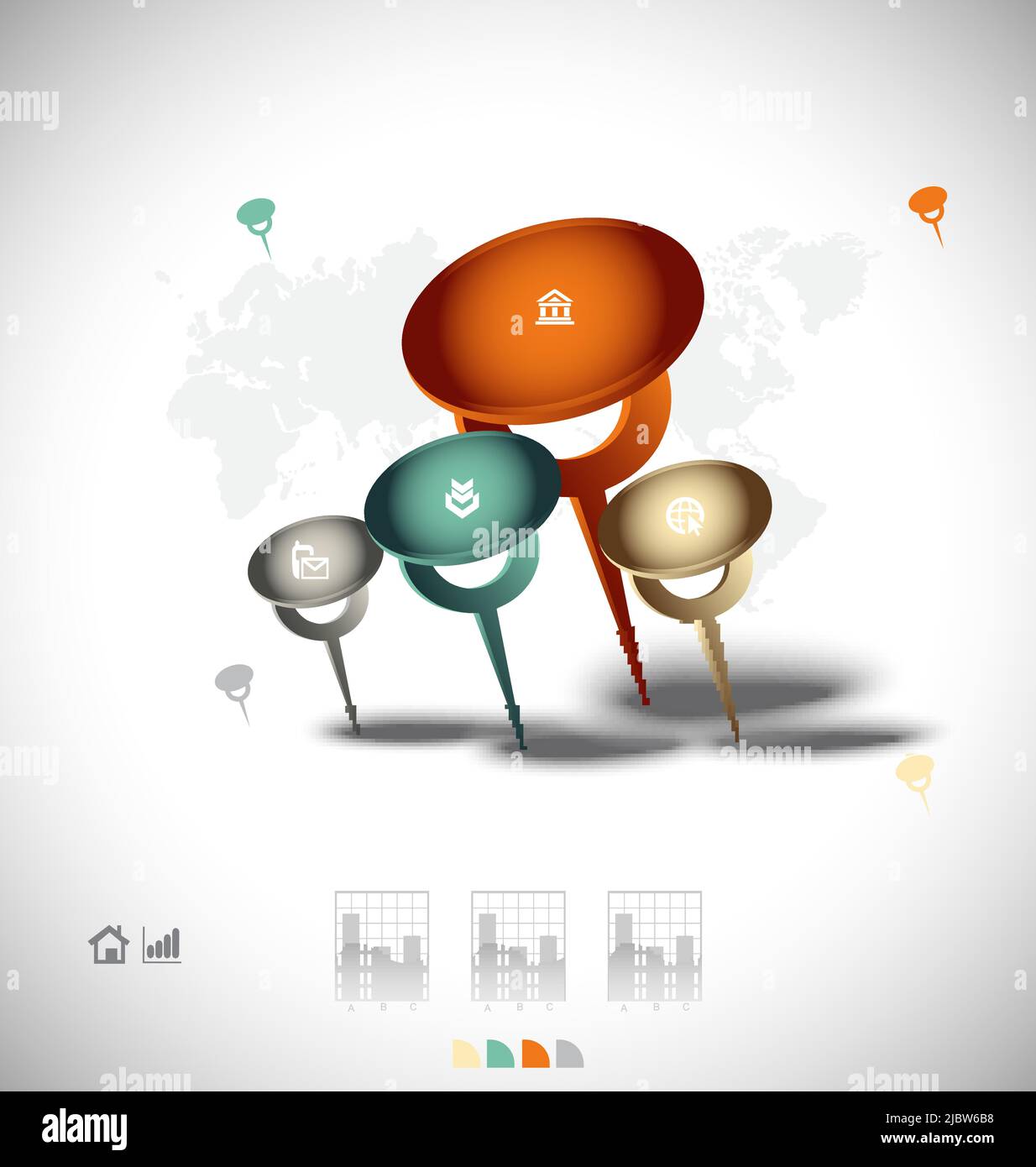 Vecteur d'infographie Illustration de Vecteur