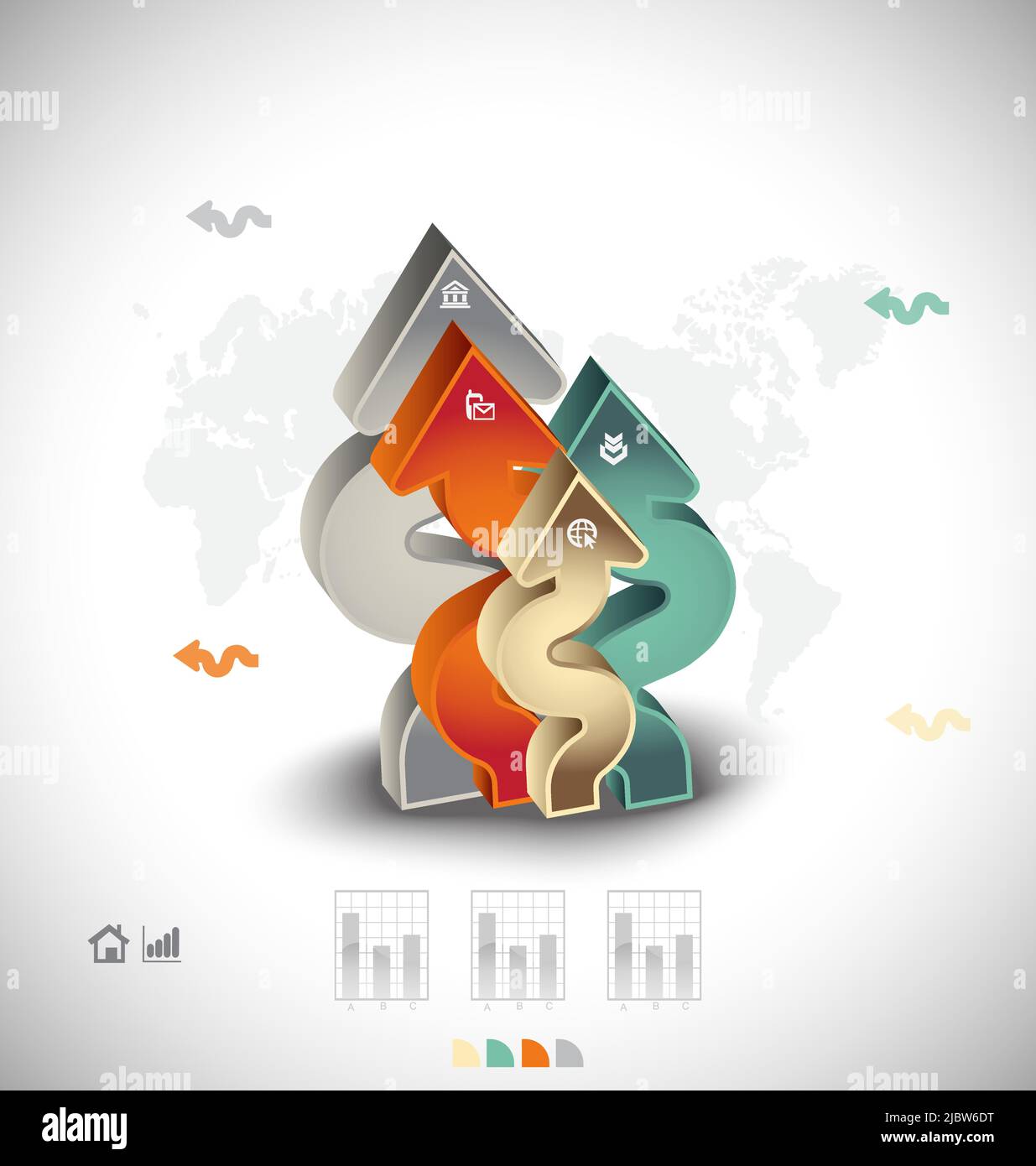 Vecteur d'infographie Illustration de Vecteur
