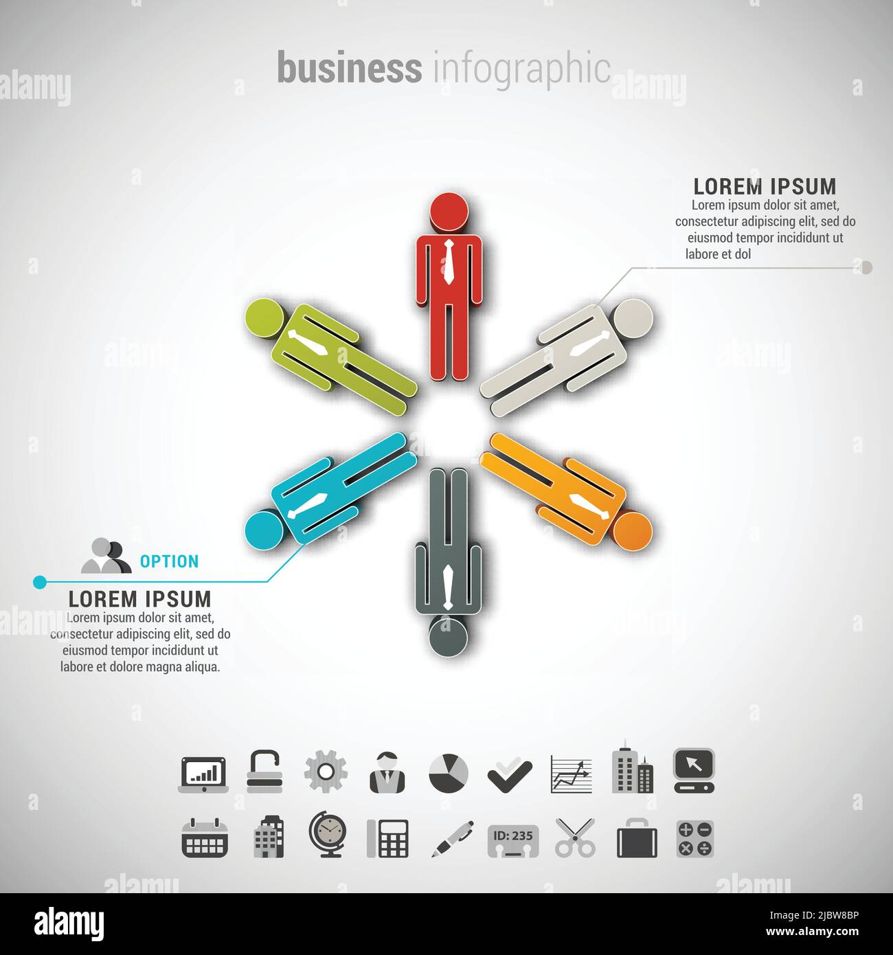 Vecteur d'infographie Illustration de Vecteur