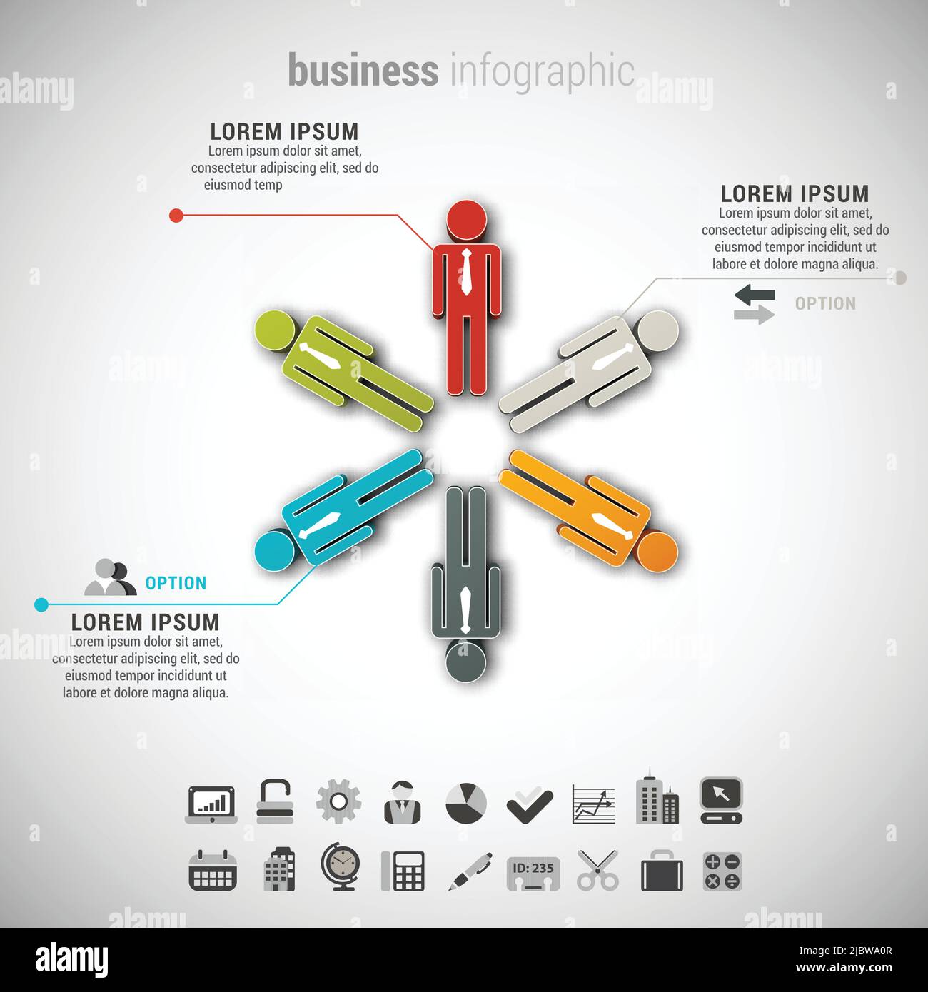 Vecteur d'infographie Illustration de Vecteur