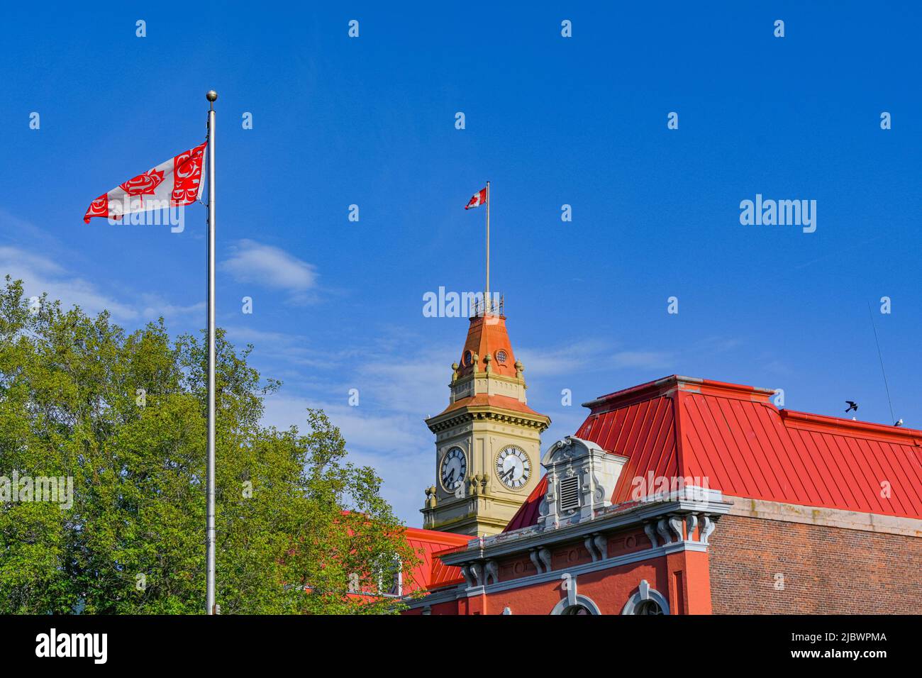 L'hôtel de ville, Victoria, Colombie-Britannique, Canada Banque D'Images